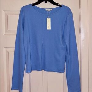 Copper Key Sky Blue Long Sleeve Top